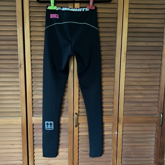 Off White active leggings small - Picture 4 of 8